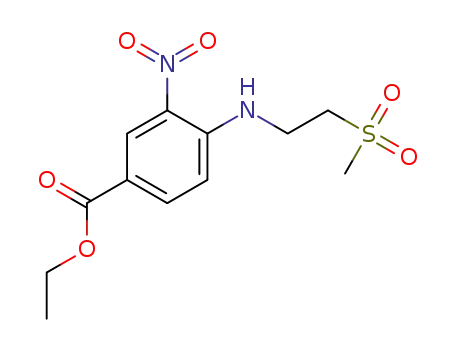 ethyl 4-((2-(methylsulfonyl)ethyl)amino)-3-nitrobenzoate