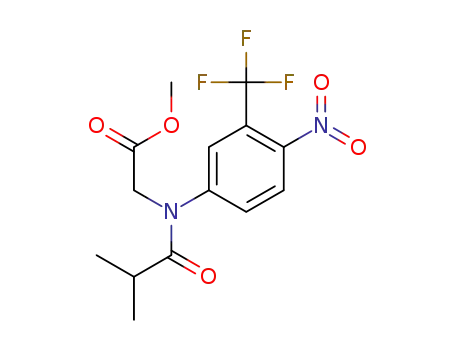 methyl N-isobutyryl-N-(4-nitro-3-(trifluoromethyl)phenyl)glycinate