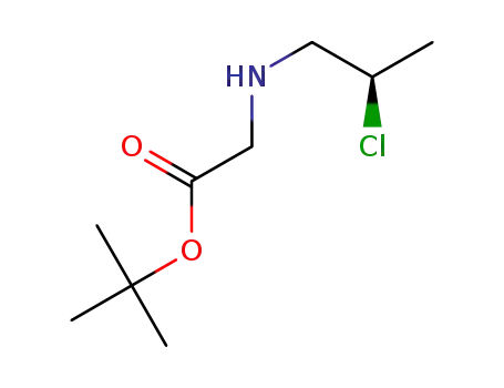 N-(R-2-chloro-propyl)-2-aminoacetic acid tertbutyl ester