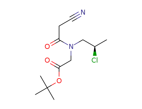 tert-butyl 2-{N-[(2R)-2-chloropropyl]-2-cyanoacetamido}acetate