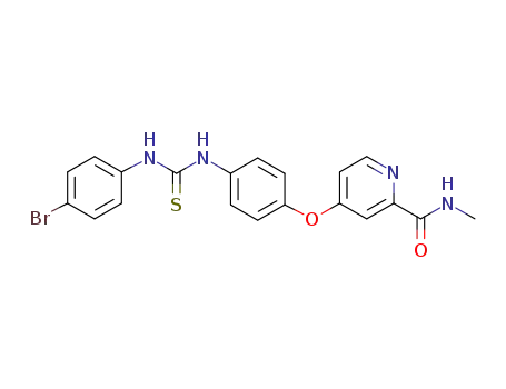 4-(4-(3-(4-bromophenyl)thioureido)phenoxy)-N-methylpicolinamide