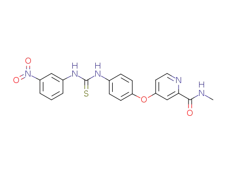 N-methyl-4-(4-(3-(3-nitrophenyl)thioureido)phenoxy)picolinamide