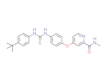 4-(4-(3-(4-(tert-butyl)phenyl)thioureido)phenoxy)-N-methylpicolinamide