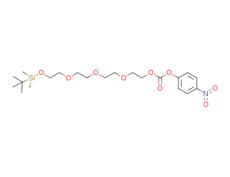 p-nitrophenyl 13,13,14,14-tetramethyl-3,6,9,12-tetraoxa-13-silapentadec-1-yl carbonate