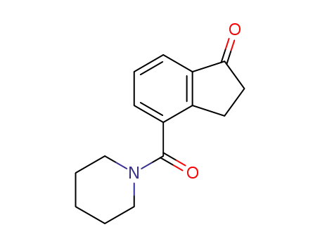 4-(piperidine-1-carbonyl)-2,3-dihydro-1H-inden-1-one