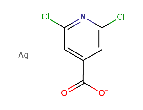 2,6-dichloro-isonicotinic acid ; silver (I)-compound