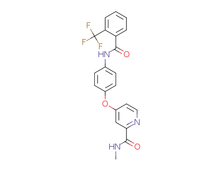 N-methyl-4-(4-(2-(trifluoromethyl)benzamido)phenoxy)picolinamide