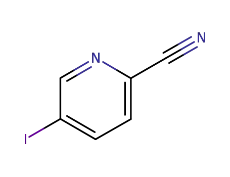 Molecular Structure of 41960-47-8 (2-Cyano-5-iodopyridine)