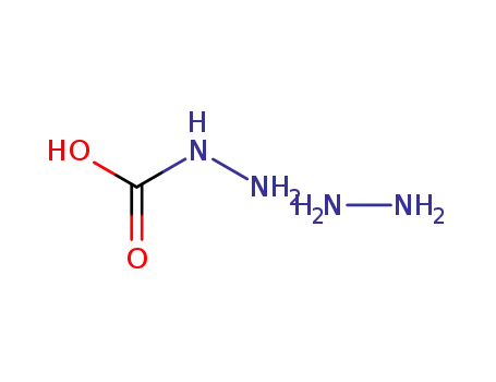 Molecular Structure of 10195-79-6 (Hydrazinecarboxylic acid, compd. with hydrazine (1:1))