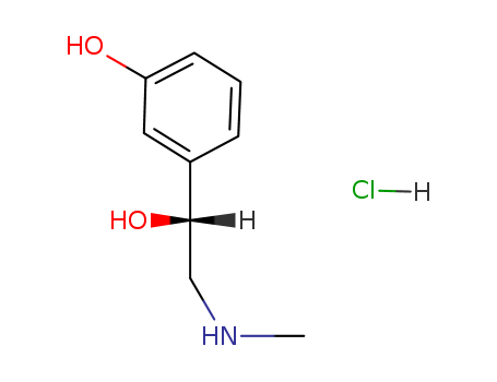 61-76-7,Phenylephrine hydrochloride,L(-)-Phenylephrine hydrochloride;(R)-(-)-1-(3-Hydroxyphenyl)-2-methylaminoethanol hydrochloride;3-Hydroxy-alpha-(methylaminomethyl)benzyl alcohol;