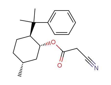Cyano-acetic acid (1R,2S,5R)-5-methyl-2-(1-methyl-1-phenyl-ethyl)-cyclohexyl ester