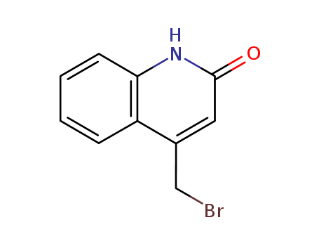 4876-10-2,4-Bromomethyl-1,2-dihydroquinoline-2-one,2-Quinolinol,4-(bromomethyl)- (8CI);Carbostyril, 4-(bromomethyl)- (6CI,7CI);4-(Bromomethyl)carbostyril;4-(Bromomethyl)quinolin-2(1H)-one;NSC 108455;4-Bromomethyl-2(1H)-quinolinone;