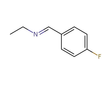 Molecular Structure of 82605-86-5 (Ethanamine, N-[(4-fluorophenyl)methylene]-)