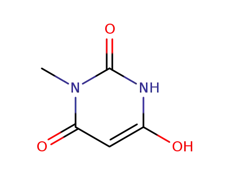 Molecular Structure of 882872-13-1 (6-hydroxy-3-methylpyrimidine-2,4(1H,3H)-dione)