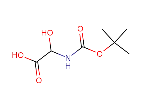 Molecular Structure of 96625-24-0 (Acetic acid, [[(1,1-dimethylethoxy)carbonyl]amino]hydroxy- (9CI))