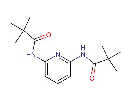 Molecular Structure of 101630-94-8 (N-[6-(2,2-DIMETHYL-PROPIONYLAMINO)-PYRIDIN-2-YL]-2,2-DIMETHYL-PROPIONAMIDE)