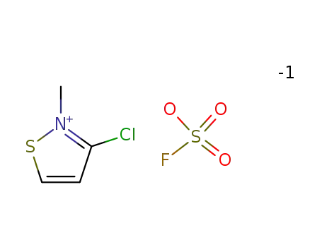3-chloro-2-methyl-isothiazolium; fluorosulfate