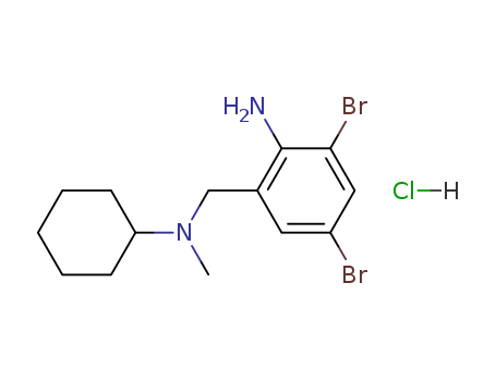Benzenemethanamine,2-amino-3,5-dibromo-N-cyclohexyl-N-methyl-, hydrochloride (1:1)(611-75-6)