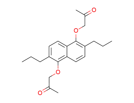 2,6-Dipropyl-1,5-bis(2-oxopropoxy)naphthalene