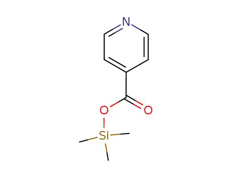 Molecular Structure of 25436-39-9 (4-Pyridinecarboxylic acid, trimethylsilyl ester)