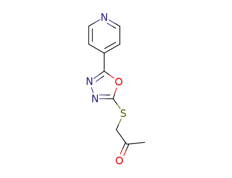 1-(5-Pyridin-4-yl-[1,3,4]oxadiazol-2-ylsulfanyl)-propan-2-one