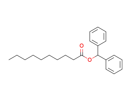 Decanoic acid benzhydryl ester
