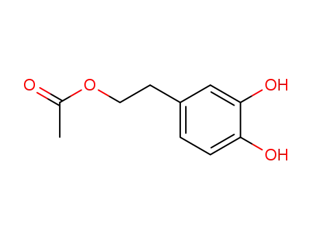 Molecular Structure of 69039-02-7 (Hydroxytyrosol Acetate)