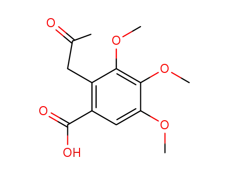3,4,5-trimethoxy-2-(2-oxopropyl)benzoic acid
