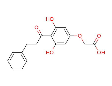2,6-dihydroxy-4-(carboxymethoxy)dihydrochalcone