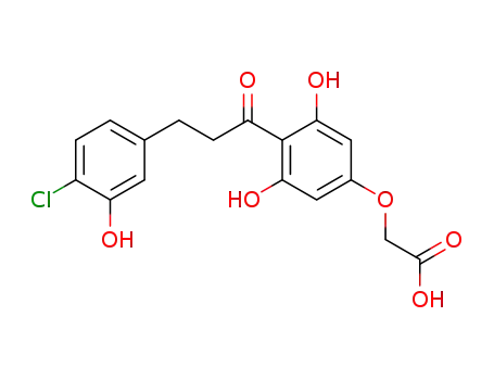 2,3',6-trihydroxy-4-(carboxymethoxy)-4'-chlorodihydrochalcone