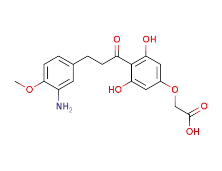2,6-dihydroxy-3'-amino-4-(carboxymethoxy)-4'-methoxydihydrochalcone