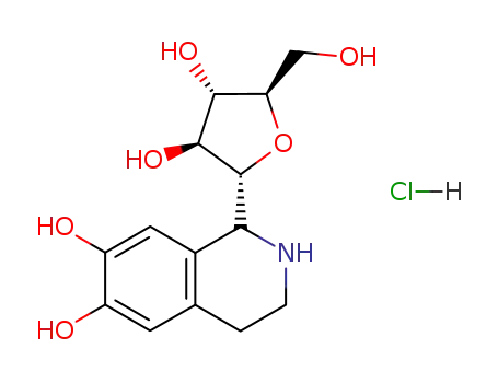 1-(α-D-arabinofuranosyl)-6,7-dihydroxy-1,2,3,4-tetrahydroisoquinoline hydrochloride