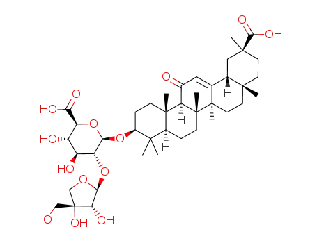 Molecular Structure of 121709-66-8 (apioglycyrrhizin)