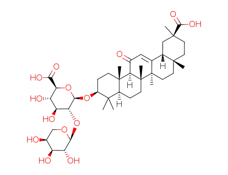 Molecular Structure of 121687-83-0 (araboglycyrrhizin)