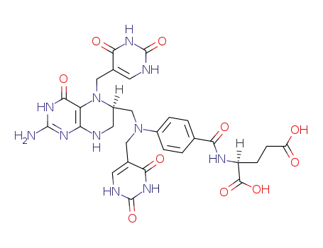 5,10-bis(uracil-5-ylmethyl)tetrahydropteroylglutamic acid