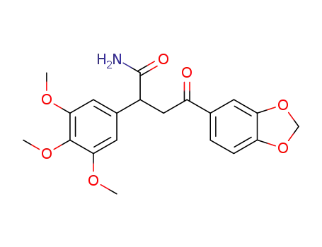 4-(3,4-methylenedioxyphenyl)-4-oxo-2-(3,4,5-trimethoxyphenyl)butyramide