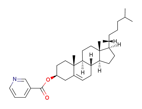 (3S,8S,9S,10R,13R,14S,17R)-10,13-dimethyl-17-((R)-6-methylheptan-2-yl)-2,3,4,7,8,9,10,11,12,13,14,15,16,17-tetradecahydro-1H-cyclopenta[a]phenanthren-3-yl nicotinate