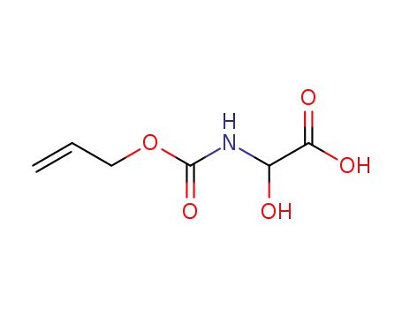Molecular Structure of 92138-25-5 (Acetic  acid,  hydroxy[[(2-propenyloxy)carbonyl]amino]-  (9CI))