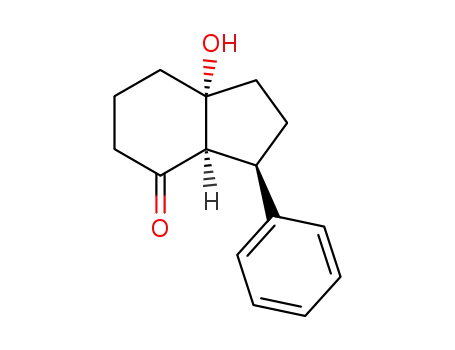 (3R,3aR,7aR)-7a-Hydroxy-3-phenyl-octahydro-inden-4-one