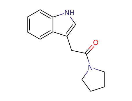 2-(1H-indol-3-yl)-1-(pyrrolidin-1-yl)ethanone