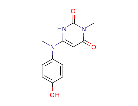 6-(4-Hydroxy-N-methyl-anilino)-3-methyl-2,4(1H,3H)-pyrimidindion