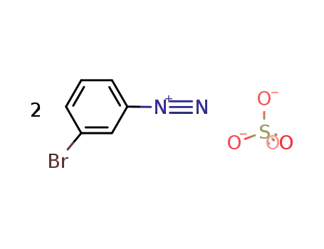 3-bromo-benzenediazonium; sulfate