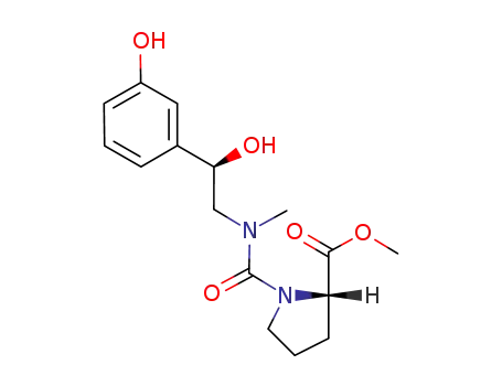 (S)-1-{[(R)-2-Hydroxy-2-(3-hydroxy-phenyl)-ethyl]-methyl-carbamoyl}-pyrrolidine-2-carboxylic acid methyl ester