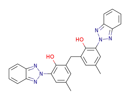 6,6'-bis-benzotriazol-2-yl-4,4'-dimethyl-2,2'-methanediyl-bis-phenol