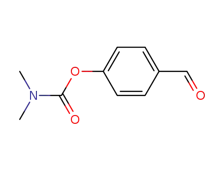 Molecular Structure of 92310-70-8 (Carbamic acid, dimethyl-, 4-formylphenyl ester)
