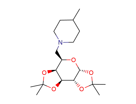 1,2:3,4-di-O-isopropylidene-6-(4-methylpiperidino)-α-D-galactopyranose