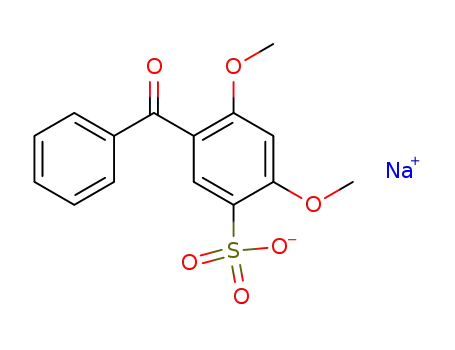 sodium 2,4-dimethoxy-5-benzoylbenzenesulfonate