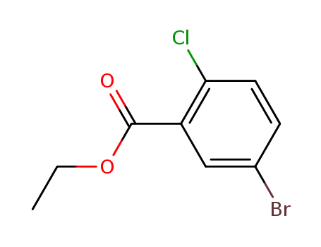 Molecular Structure of 76008-73-6 (ETHYL 5-BROMO-2-CHLOROBENZOATE)
