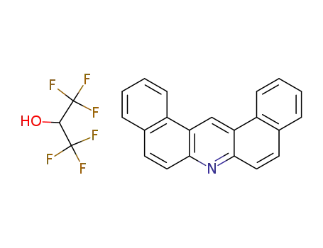 Dibenzo[a,j]acridine; compound with 1,1,1,3,3,3-hexafluoro-propan-2-ol