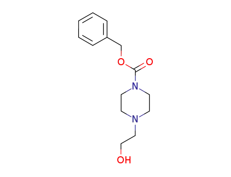 Molecular Structure of 14000-67-0 (benzyl 4-(2-hydroxyethyl)piperazine-1-carboxylate)
